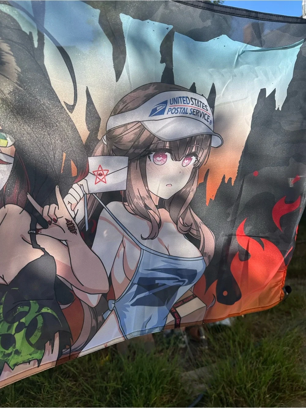 Hellsent Anime Girls Graphic Nobori Flag